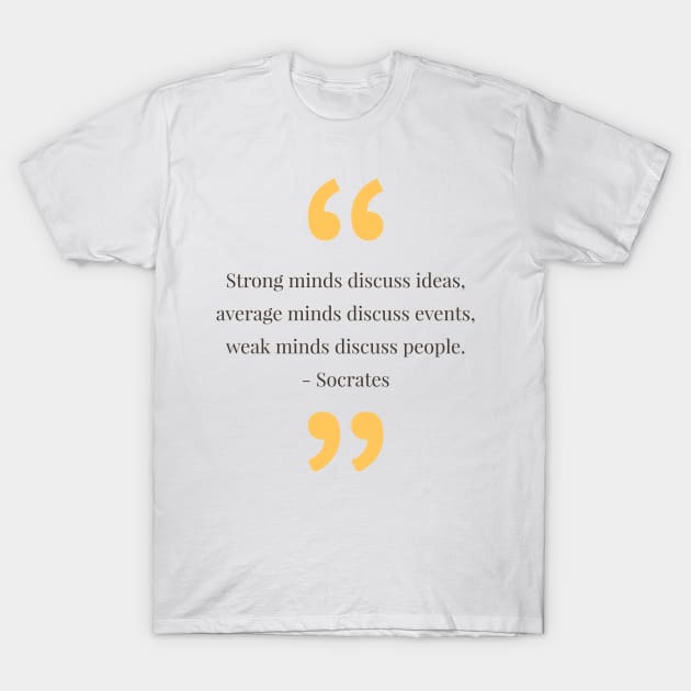 philosophy quotes T-Shirt by CreationsByAme